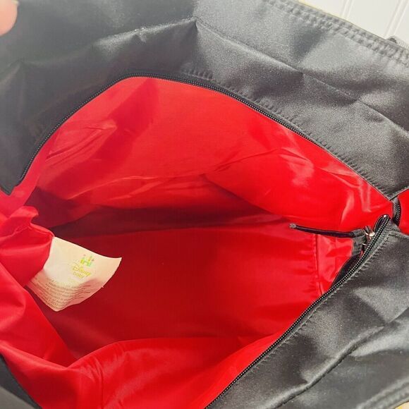 Disney Baby Minnie Mouse Insulated Black Diaper Travel Bag Red White Bow CUTE B1 - Picture 9 of 11